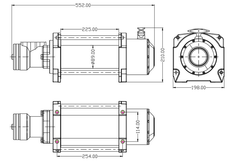 12000 lb Installation dimensions 12000 lb Installation dimensions